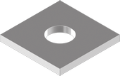 Flat Square Washers