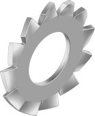 External Tooth Lock Washers