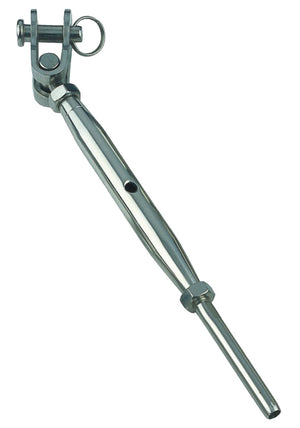 TURNBUCKLE,PIPE(S TOG+TERM)316 M10-5MM WIRE