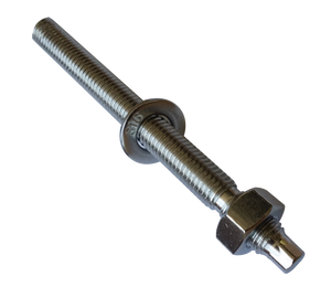 HEX DR CHEMICAL ANCHOR STUD W/ NUT & WASHER GR 316 M12X160